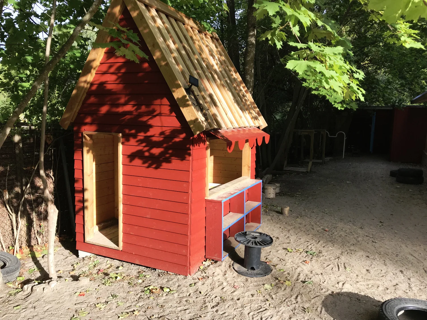 Samling i förskolans ljusa miljö